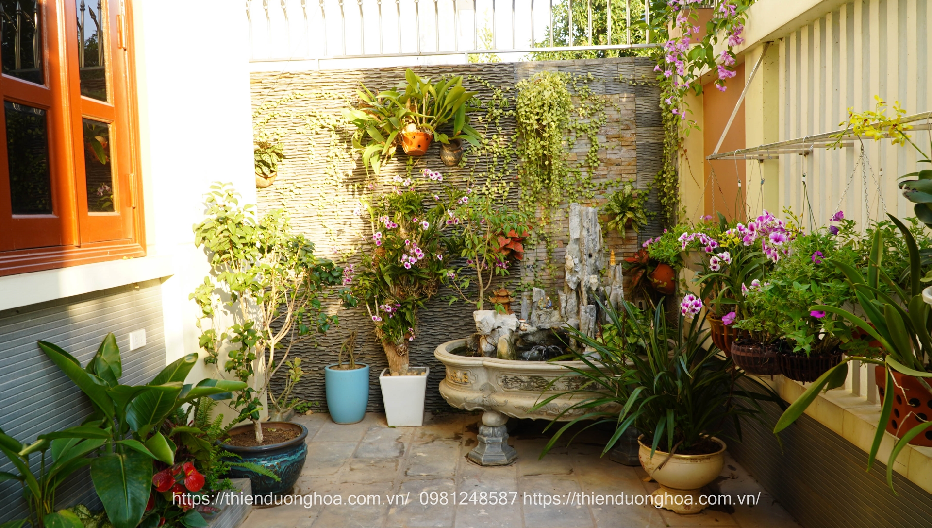 Thiết Kế Và Thi Công Biệt Thự Với Vườn Tropical Garden Tươi Mát