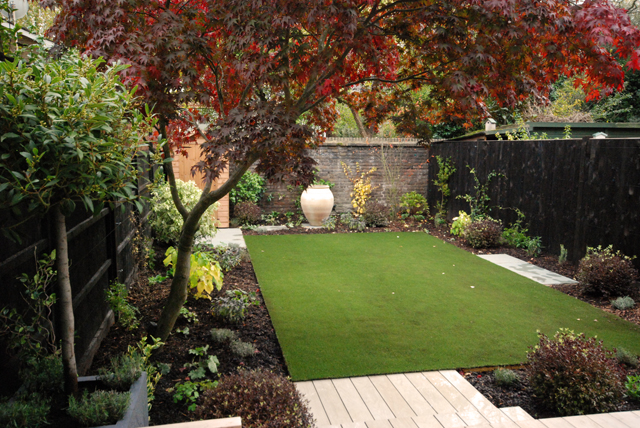 green lawn